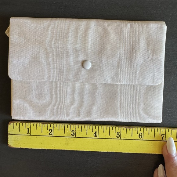Vintage Julius Garfinckel Travel Jewelry Case Satin Pouch Made in Italy 7 - Picture 5 of 6